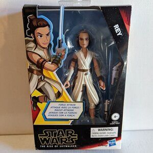 NWT Rey Galaxy Adventures Figure Star Wars Rise of Skywalker Force Attack Hasbro